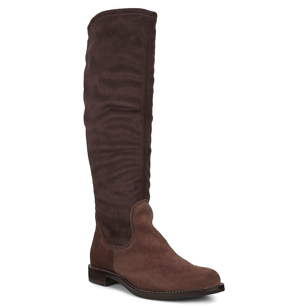 Bottes Hautes Ecco Sartorelle 25 Femme Marron 2971-DGBXF